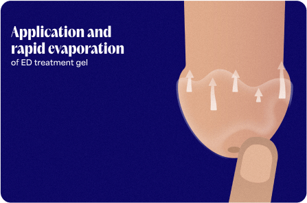  Application and rapid evaporation
