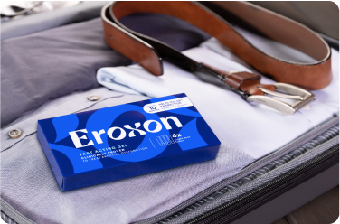 Eroxon pack inside suitecase
