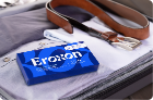 Eroxon pack in the suitcase
